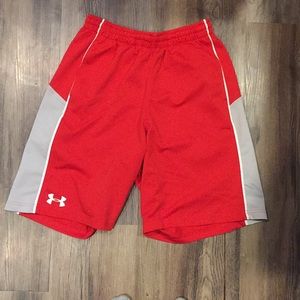 Red Under Armour Shorts